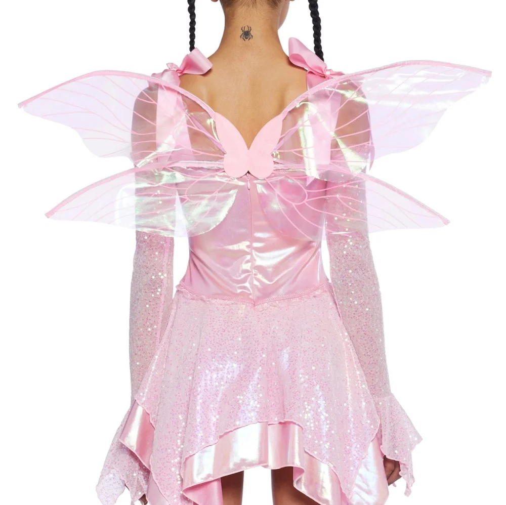 SOLD OUT Cyber Fairy Costume Set Pink - Small - Picture 4 of 8